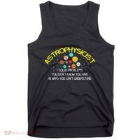 Astrophysicist Telescope Telescope Astronomer Stars Galaxy Tank Top thumb 0
