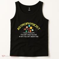 Astrophysicist Telescope Telescope Astronomer Stars Galaxy Tank Top thumb 2