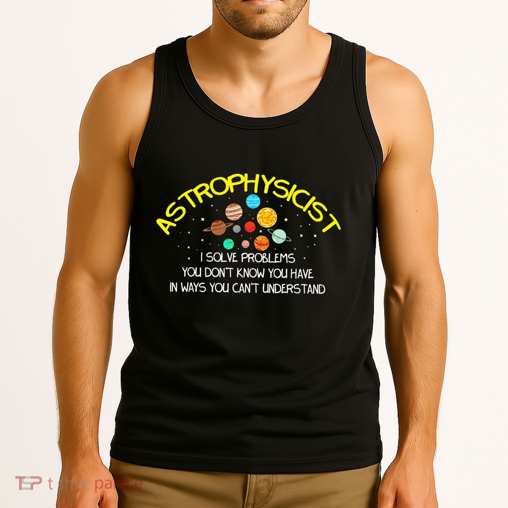 Astrophysicist Telescope Telescope Astronomer Stars Galaxy Tank Top