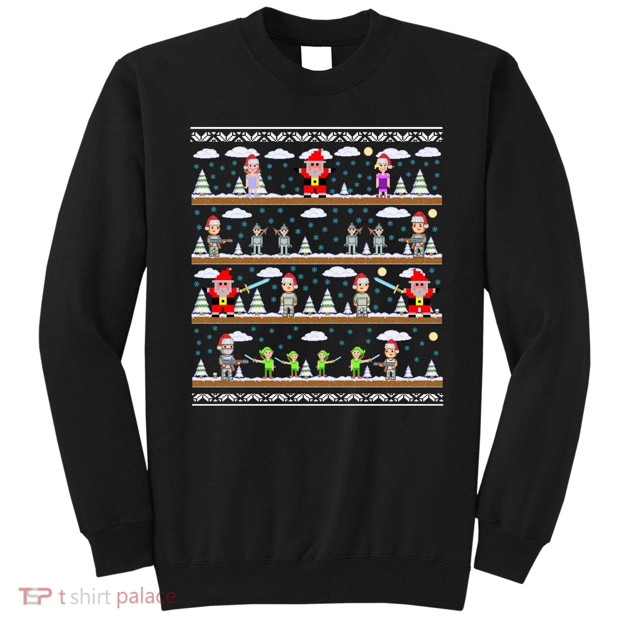 Attack of Christmas Gamer Ugly Christmas Sweater Sweatshirt