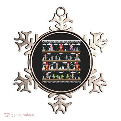 Attack of Christmas Gamer Ugly Christmas Sweater Ornament