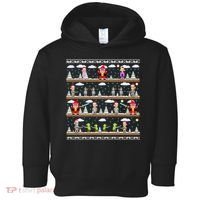 Attack of Christmas Gamer Ugly Christmas Sweater Toddler Hoodie thumb 0