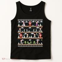 Attack of Christmas Gamer Ugly Christmas Sweater Tank Top thumb 2