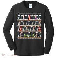 Attack of Christmas Gamer Ugly Christmas Sweater Kids Long Sleeve Shirt thumb 0