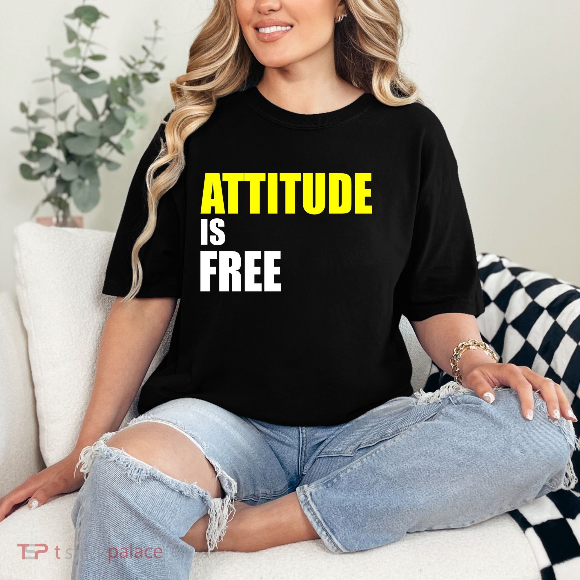 Attitude Is Free Comfort Colors T-Shirt