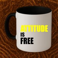 Attitude Is Free Coffee Mug thumb 2