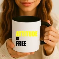 Attitude Is Free Coffee Mug thumb 3
