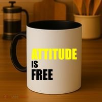 Attitude Is Free Coffee Mug thumb 4