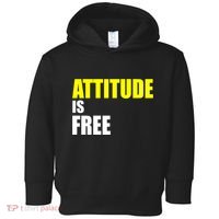 Attitude Is Free Toddler Hoodie thumb 0