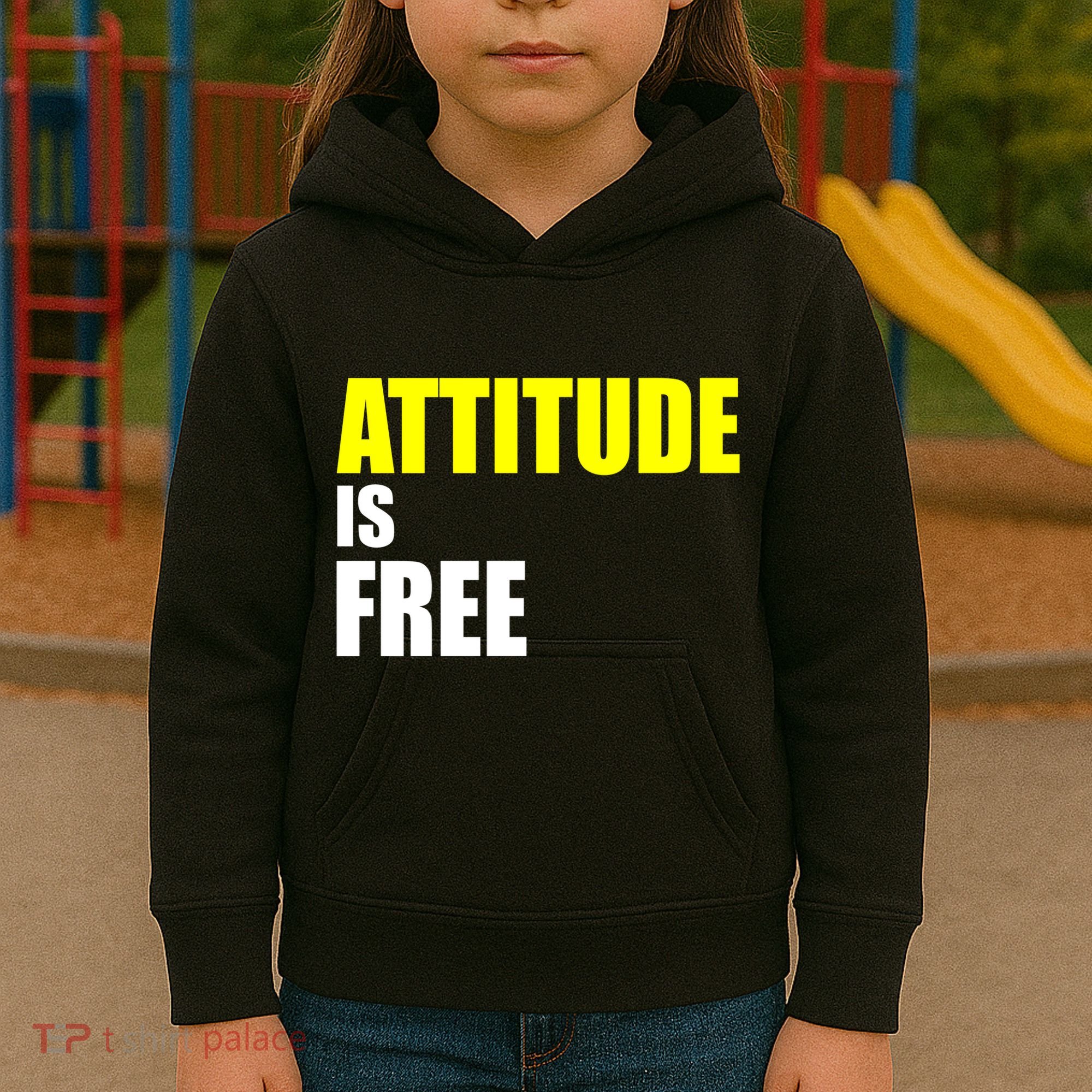 Attitude Is Free Kids Hoodie