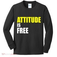 Attitude Is Free Kids Long Sleeve Shirt thumb 0