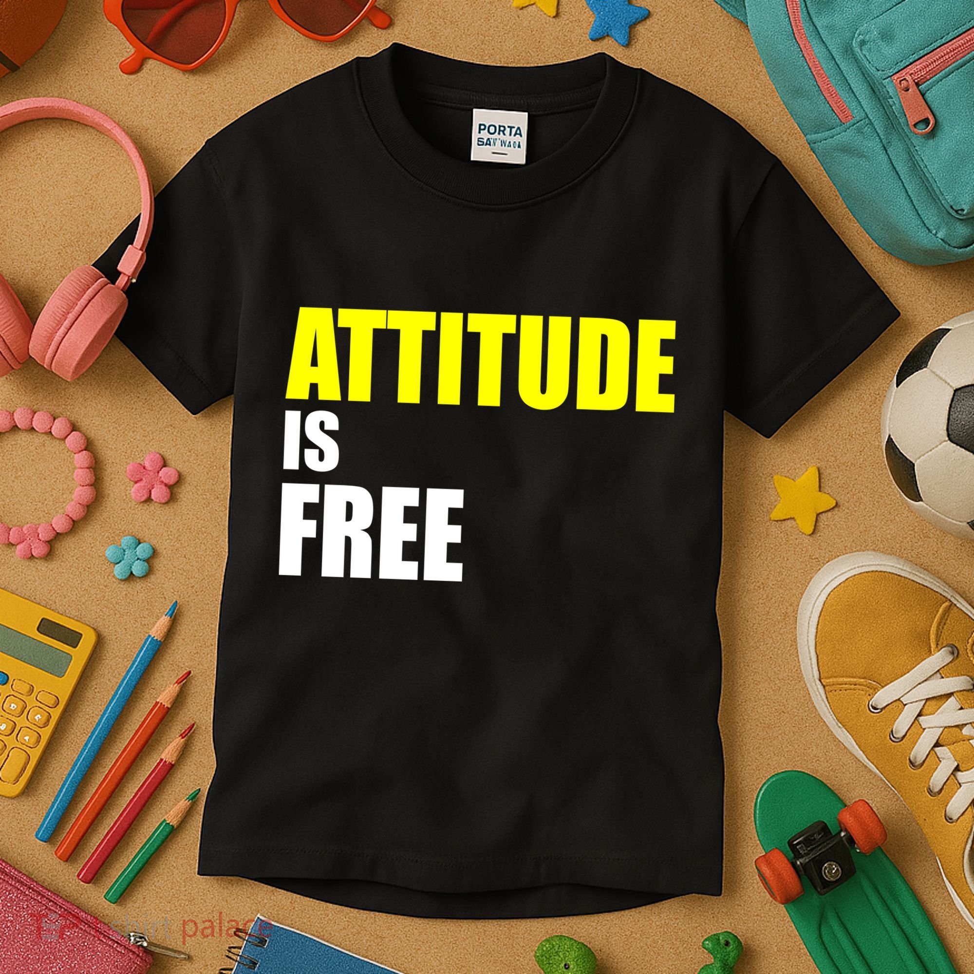 Attitude Is Free Kids T-Shirt