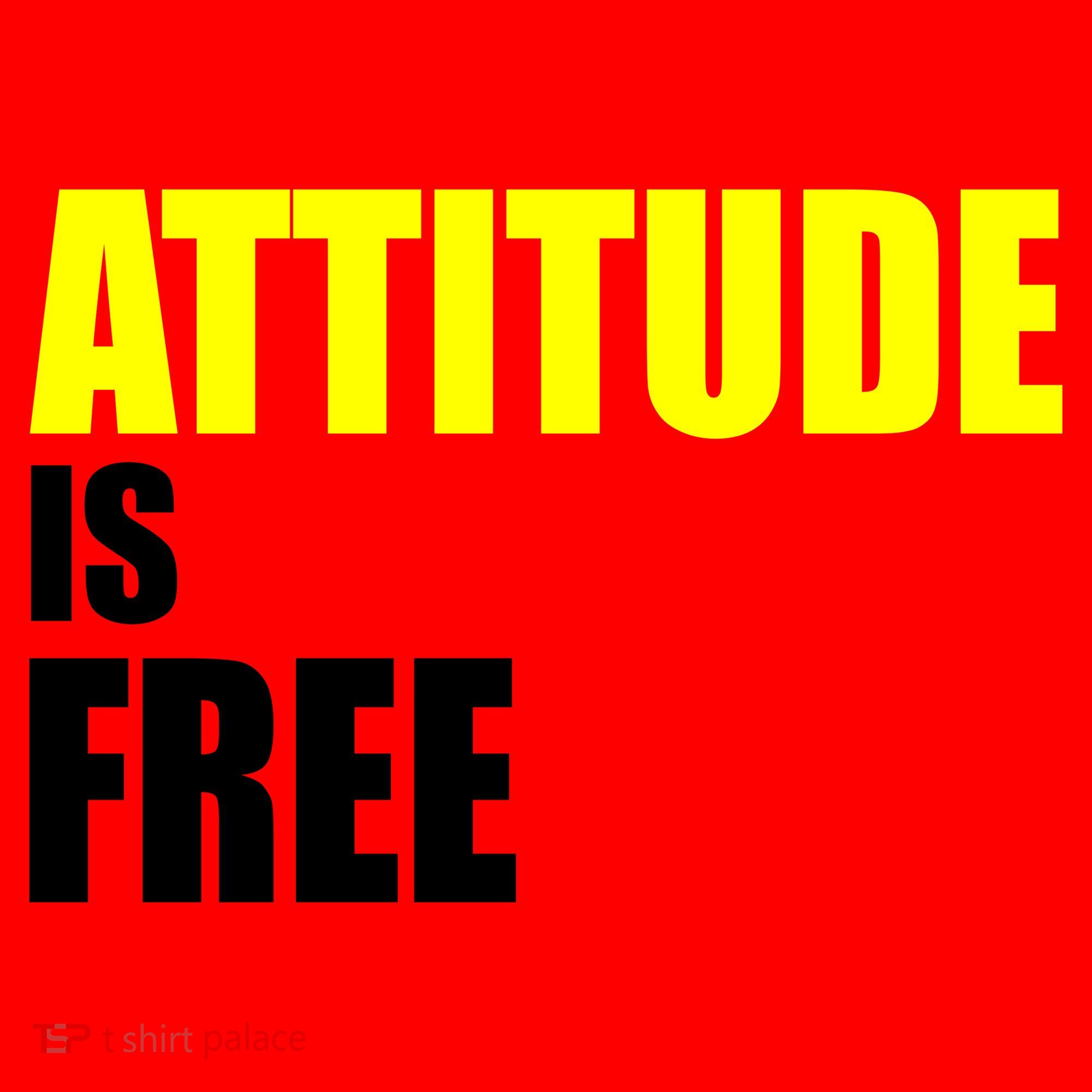 Attitude Is Free Santa Hat