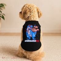 Amerisaurus Trex USA Flag Funny 4th Of July Dinosaur Doggie Tank thumb 2