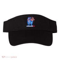Amerisaurus Trex USA Flag Funny 4th Of July Dinosaur Visor thumb 0
