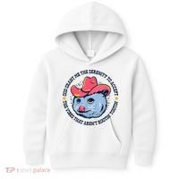 Accept The Vibes That Arent Rootin Tootin Funny Opossum Kids Hoodie thumb 0