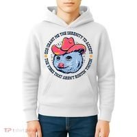 Accept The Vibes That Arent Rootin Tootin Funny Opossum Kids Hoodie thumb 4