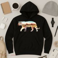 Adventurous Tiger Wilderness Graphic Hoodie thumb 3