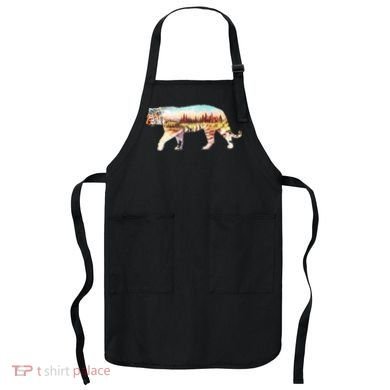 Adventurous Tiger Wilderness Graphic Apron
