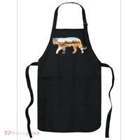 Adventurous Tiger Wilderness Graphic Apron thumb 0