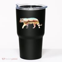 Adventurous Tiger Wilderness Graphic Tumbler thumb 0