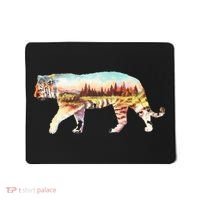 Adventurous Tiger Wilderness Graphic Mousepad thumb 0