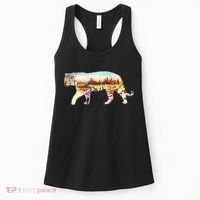 Adventurous Tiger Wilderness Graphic Women's Tank Top thumb 0