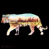 Adventurous Tiger Wilderness Graphic Baby Bodysuit thumb 2