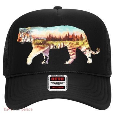 Adventurous Tiger Wilderness Graphic Hat