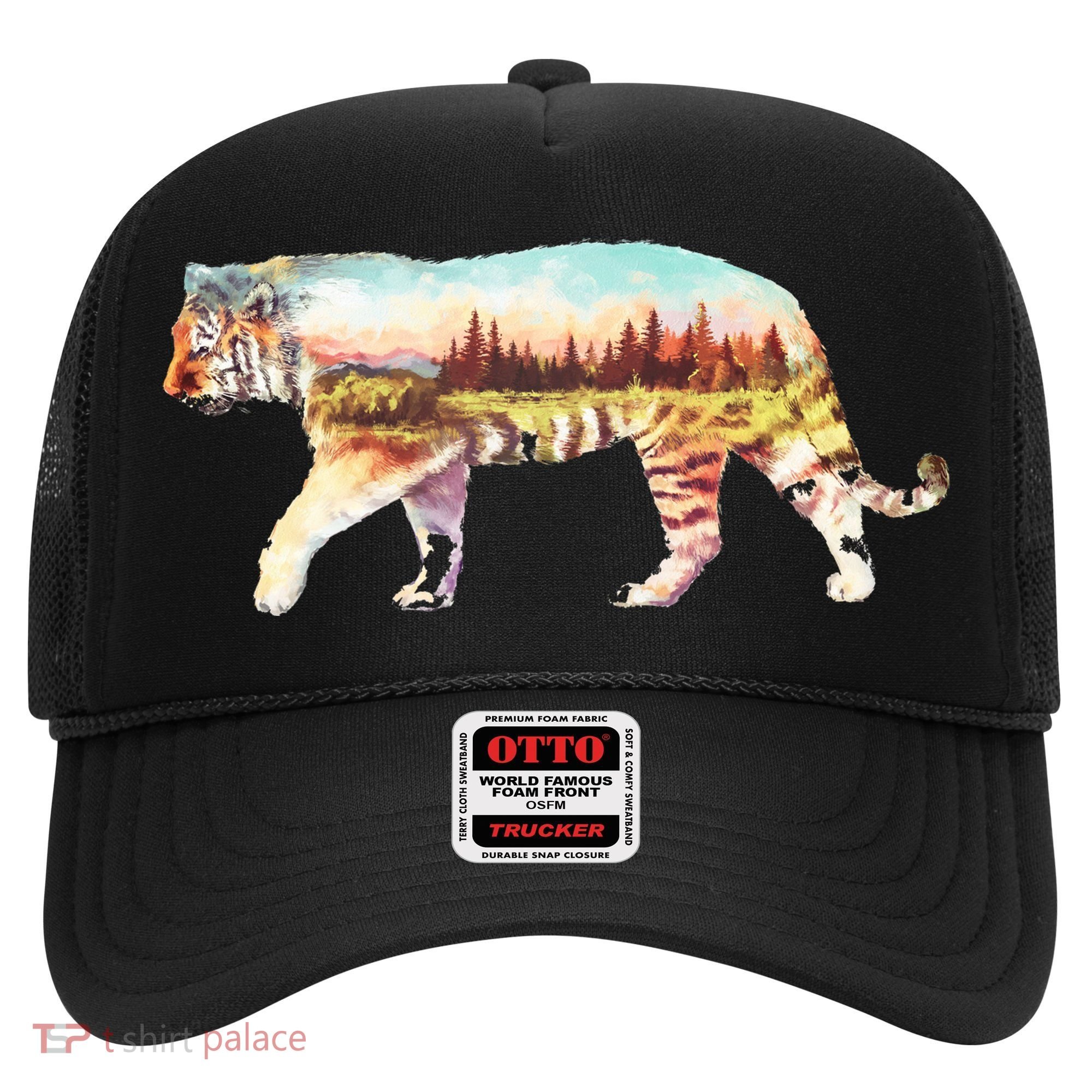 Adventurous Tiger Wilderness Graphic Hat