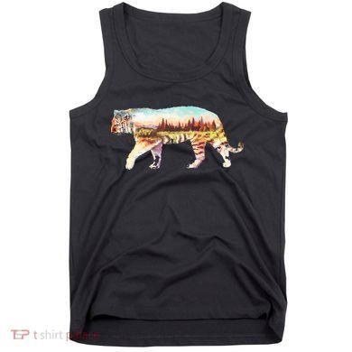Adventurous Tiger Wilderness Graphic Tank Top