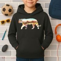 Adventurous Tiger Wilderness Graphic Kids Hoodie thumb 2