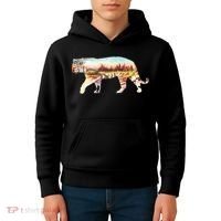 Adventurous Tiger Wilderness Graphic Kids Hoodie thumb 4