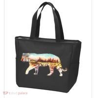 Adventurous Tiger Wilderness Graphic Tote Bag thumb 3