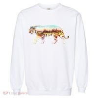 Adventurous Tiger Wilderness Graphic Garment-Dyed Sweatshirt thumb 0