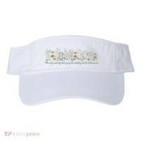 Anti Trump Wildflowers Corrupt Billionaires Visor thumb 0