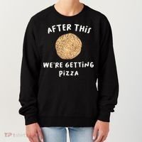 After This We're Getting Pizza Jewish Passover Matzah Seder Gift Women's Sweatshirt thumb 0