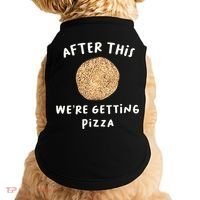 After This We're Getting Pizza Jewish Passover Matzah Seder Gift Doggie Tank thumb 0