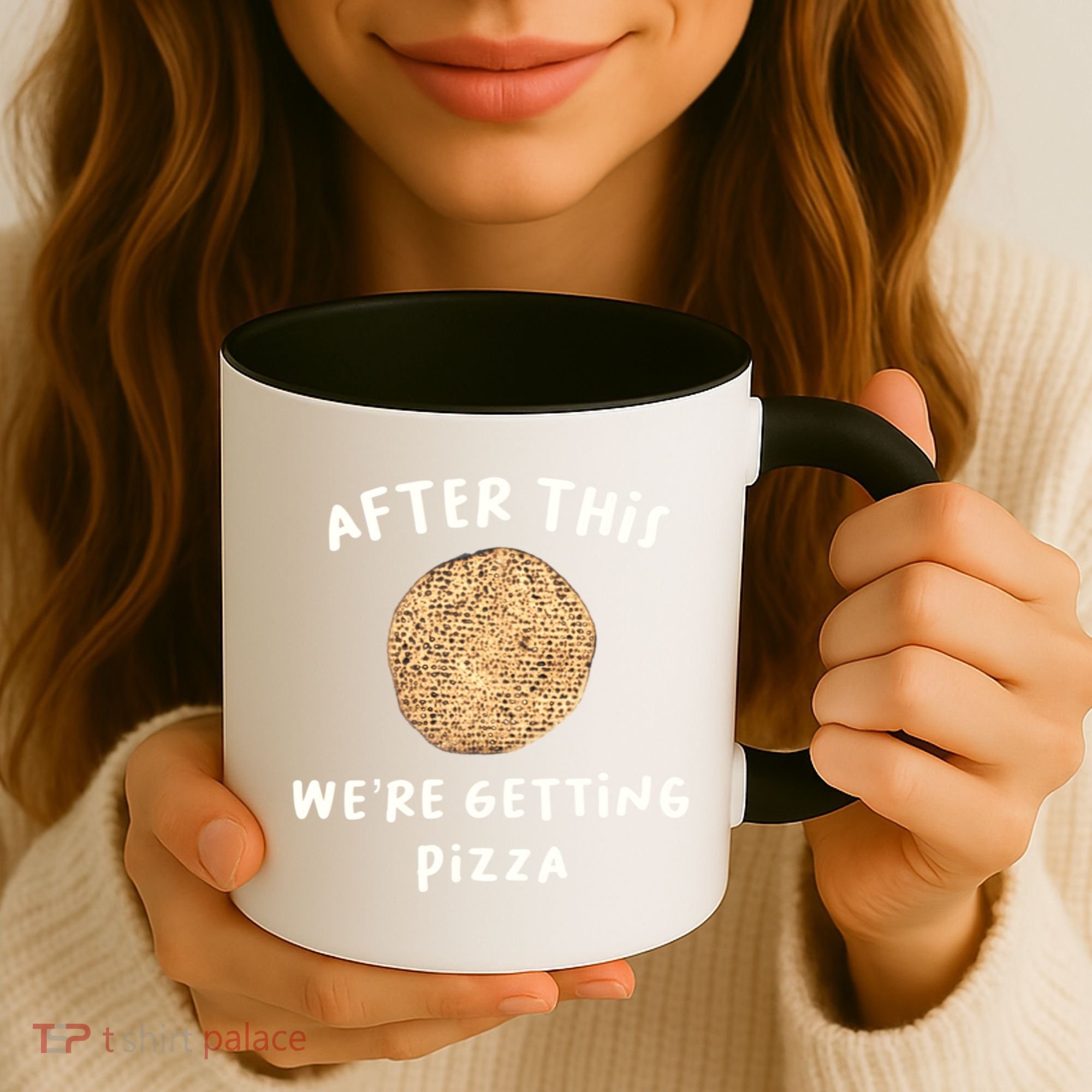 After This We're Getting Pizza Jewish Passover Matzah Seder Gift Coffee Mug