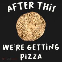 After This We're Getting Pizza Jewish Passover Matzah Seder Gift Women's Hoodie thumb 2