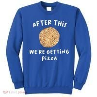 After This We're Getting Pizza Jewish Passover Matzah Seder Gift Sweatshirt thumb 0
