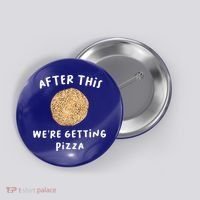 After This We're Getting Pizza Jewish Passover Matzah Seder Gift Button thumb 0