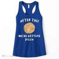 After This We're Getting Pizza Jewish Passover Matzah Seder Gift Women's Tank Top thumb 0