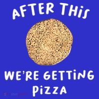After This We're Getting Pizza Jewish Passover Matzah Seder Gift Women's Tank Top thumb 5