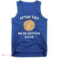 After This We're Getting Pizza Jewish Passover Matzah Seder Gift Tank Top thumb 0