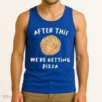After This We're Getting Pizza Jewish Passover Matzah Seder Gift Tank Top thumb 3