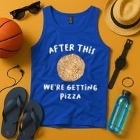 After This We're Getting Pizza Jewish Passover Matzah Seder Gift Tank Top thumb 4