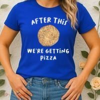 After This We're Getting Pizza Jewish Passover Matzah Seder Gift Women's T-Shirt thumb 2