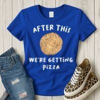 After This We're Getting Pizza Jewish Passover Matzah Seder Gift Women's T-Shirt thumb 3