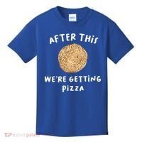 After This We're Getting Pizza Jewish Passover Matzah Seder Gift Kids T-Shirt thumb 0